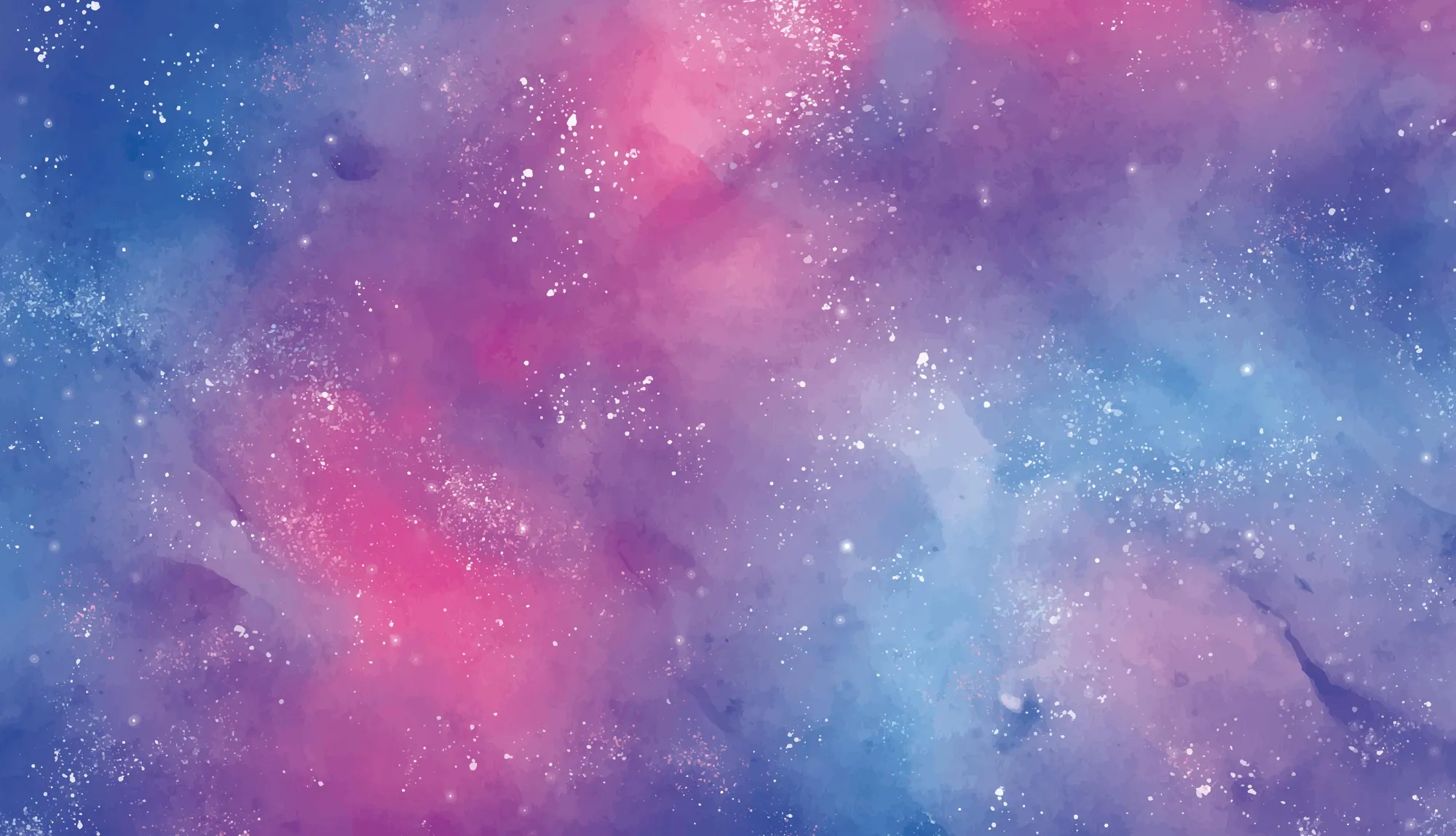 Fondo estrallado rosado y azulado pero desaturado